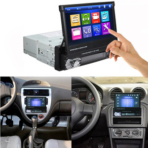 Autoradio Podofo <span class=keywords><strong>BT</strong></span> 1Din con Schermo Touch HD Retrattile da 7 Pollici, MP5, SD, FM, USB, 8 LED IR, Telecamera Posteriore - Product Image 3