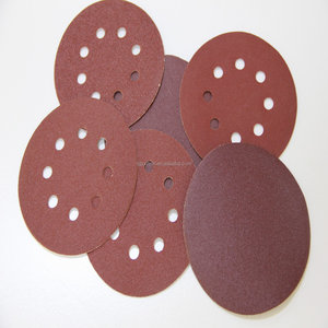 Bulat Alumina abrasif <span class=keywords><strong>Hook</strong></span> dan <span class=keywords><strong>Loop</strong></span> Disc 60-120 # Grit kertas didukung untuk mobil Polishing dengan XT - Product Image 6