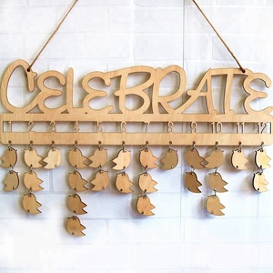 Gros Famille Suspendus Anniversaire Rappel <span class=keywords><strong>Calendrier</strong></span> <span class=keywords><strong>En</strong></span> <span class=keywords><strong>Bois</strong></span> Pour La Décoration Intérieure - Product Image 5