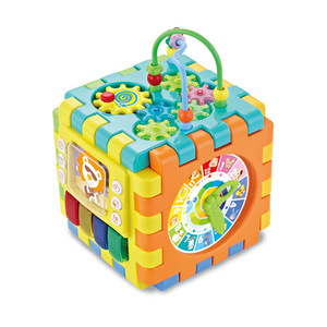 <span class=keywords><strong>Cube</strong></span> <span class=keywords><strong>d</strong></span>'activités pour bébé <span class=keywords><strong>6</strong></span> en 1, <span class=keywords><strong>cube</strong></span> <span class=keywords><strong>d</strong></span>'activités multi-assemblage pour bébés de 10 <span class=keywords><strong>mois</strong></span> et plus, sans BPA, <span class=keywords><strong>cube</strong></span> de jeu pour nourrissons et tout-petits - Product Image 5