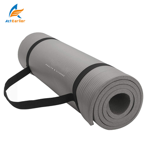 Actearllier-colchoneta de espuma NBR para hacer ejercicio, 1/2 pulgadas, extra <span class=keywords><strong>gruesa</strong></span>, de 71 pulgadas de largo, cómoda, de alta densidad para Yoga - Product Image 6