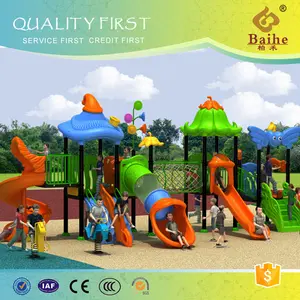 Obral taman bermain umum luar ruangan tempat bermain anak plastik luar ruangan taman hiburan