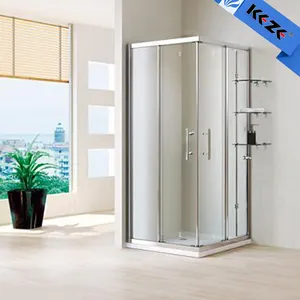Cabine de douche en verre portative, compacte et simple, carrée, 8mm, pour salle de bain pré-assemblée, au pakistan, pologne, 80x80, prix d'usine