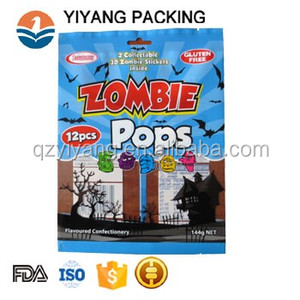 Altamente recomendado 3 Lateral Seal Lollipop Candy Bag Custom Varios reutilizables para la leche BOPP Pet Food Jelly Chicle Comida enlatada - Product Image 3
