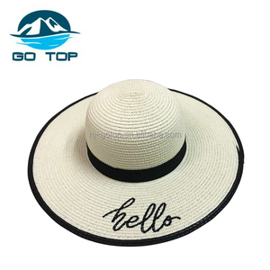 Al por mayor sombreros de paja de papel para <span class=keywords><strong>el</strong></span> sol señora Custom español sombrero de paja - Product Image 2
