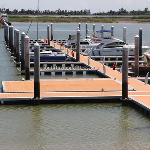 Алюминиевая или стальная плавающая понтонная платформа/конструкция лодочного пирса