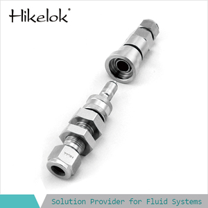 Swagelok tipe 6000 psi baja tahan karat 1/4 "3/8" OD NPT aliran penuh sambungan cepat instrumentasi kopling cepat - Product Image 4