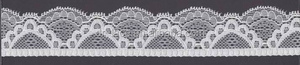 Bordi ondulati smerlati larghezza <span class=keywords><strong>pizzo</strong></span> elastico 2.5-3.0cm - Product Image 2