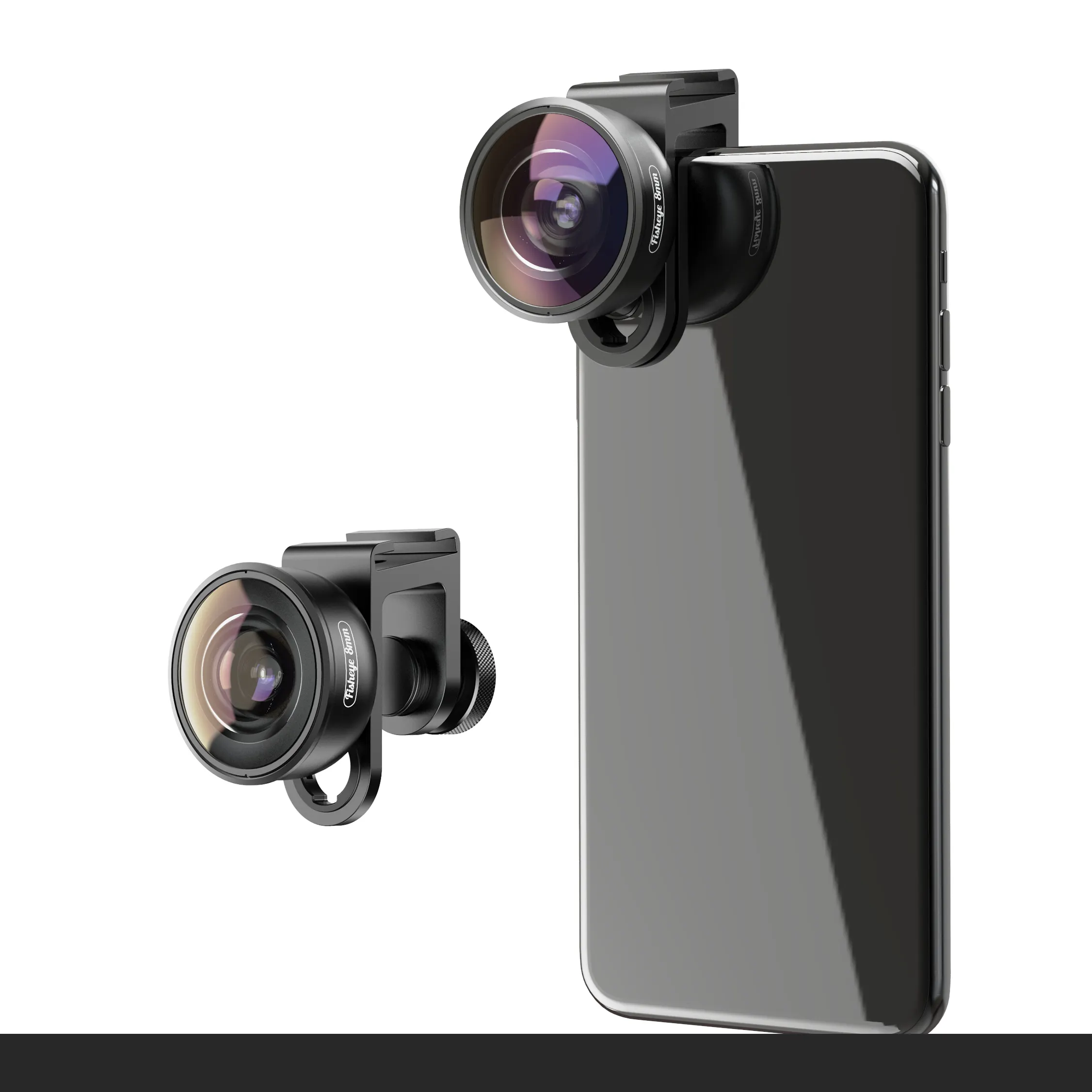 Apexel جديد هاتف محمول ملحقات الكاميرا برو 8 مللي متر عدسة عين السمكة كامل الإطار عدسة