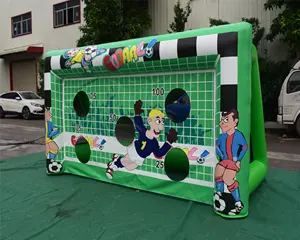Nhà máy trực tiếp-bán vui inflatable bóng đá ném trò chơi cho bán