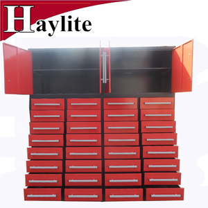 Armoire de rangement en métal Boîte à outils Coffre établi avec support d'étagère - Product Image 5