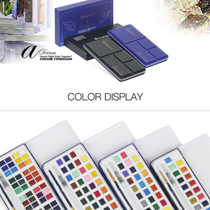 Juego de pintura de acuarela sólida de 48 colores de alta calidad de Giorgione, caja de lata gratis, regalos adicionales para lienzo de papel, fábrica directa de China - Product Image 4