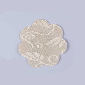 แผ่นปิดจุกนมแบบใช้แล้วทิ้งชนิดติดเองลายดอกไม้ สำหรับงานแต่งงาน <span class=keywords><strong>ผ้า</strong></span>ลูกไม้เนื้อนุ่ม เทปยกกระชับหน้าอกแบบติดเอง - Product Image 3