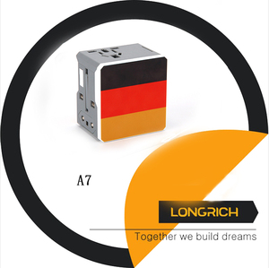 Universal <strong>Travel</strong> <strong>Adapter</strong>, <strong>Longrich</strong> All-in-one International <strong>Travel</strong> Charger with 2.4A Dual USB-----A7