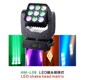 Cabeza movil LED 9pcs 3x3 haz temblar cabeza Matrix - Product Image 5