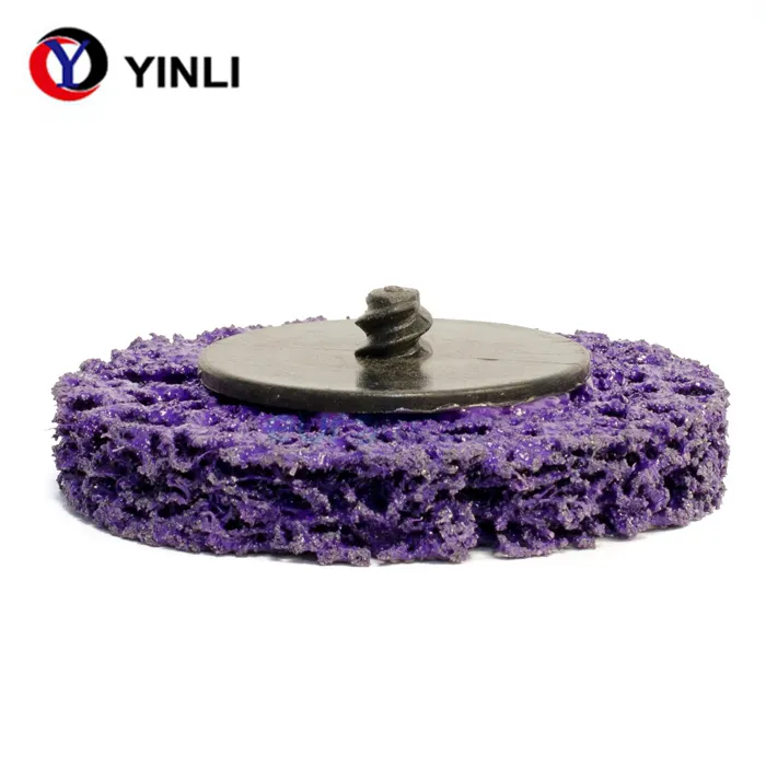 3 inch purple/orange/black cleaning strip disc for removing the Welding spot