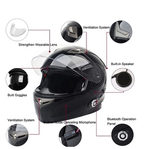 500mオートバイブルートゥースインターホンヘッドセットヘルメット - Product Image 2