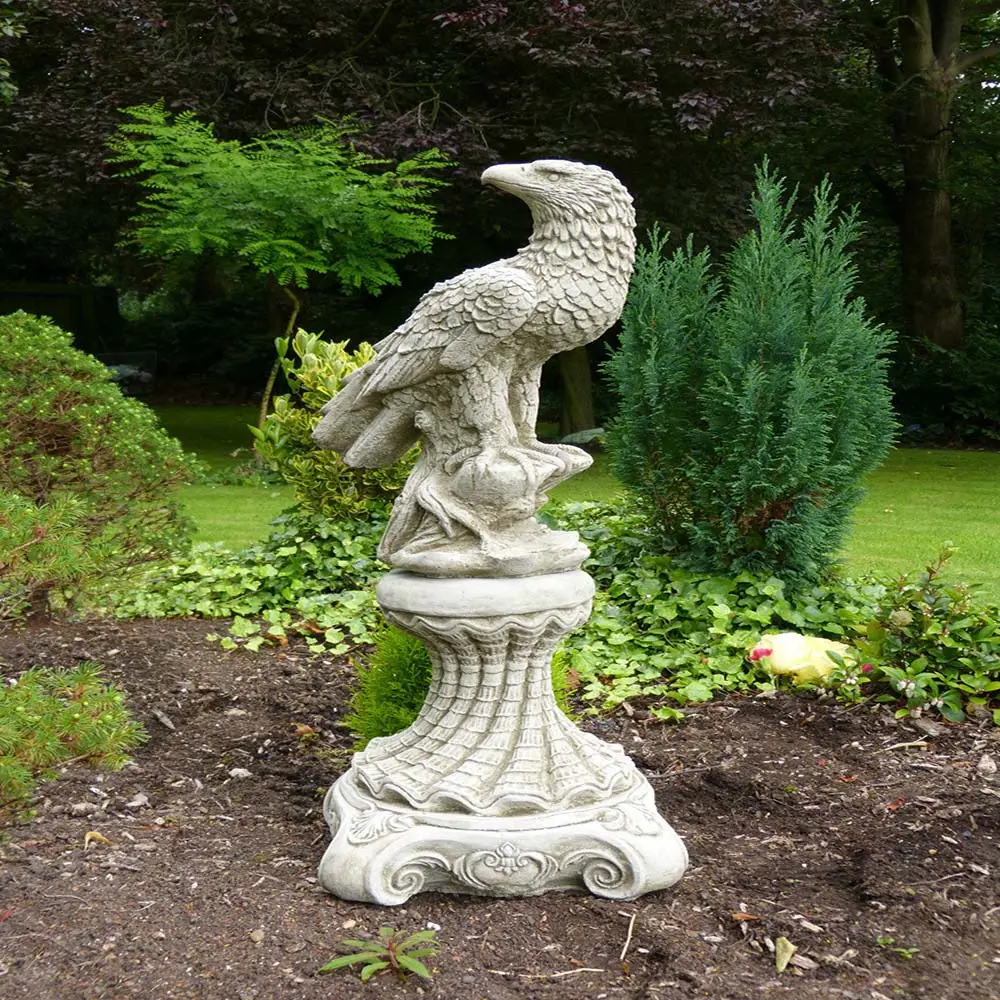 Giardino di pietra ornamenti di uccelli statua aquila