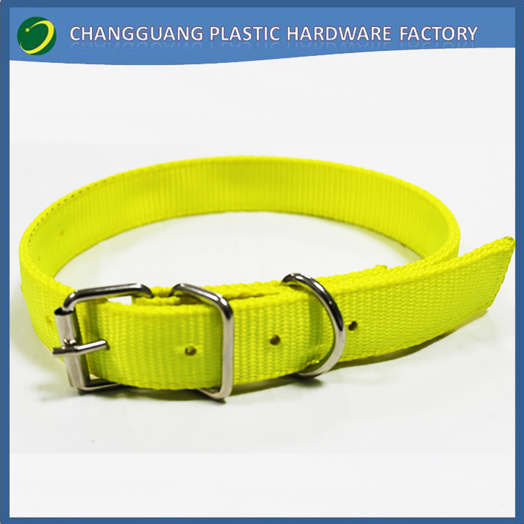 Завод Оптовая Желтый Продвижение Продукции Нейлоновый Ошейник для Собак