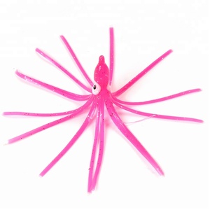 5Cm-10Cm 12Cm 15Cm 5 cái/túi Sáng Mềm Mồi Câu Cá 20 Màu Sắc PVC Mực Thu Hút Thuyền Và Câu Cá Biển Bạch Tuộc Váy Mồi - Product Image 2