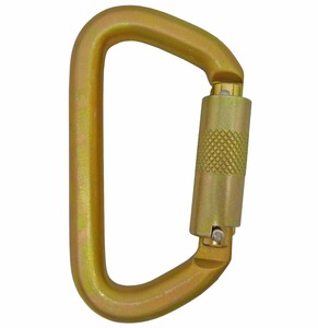 ANSI CE EN362 ANSI Z359 1เหล็ก D ประเภทตะขอความปลอดภัยล็อคสามชั้น - Product Image 1
