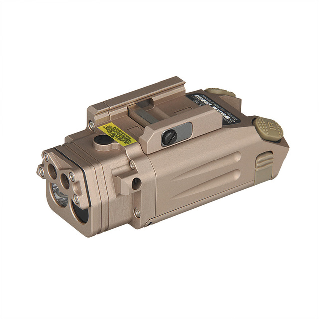 For Outdoor HK15-0087 Combat- Tactical Flashlight With Red Laser Sight DBAL-PL IR Laser Flashlight