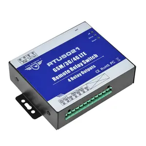 Interruptor de relé GSM SMS, mando a distancia inalámbrico (4 salidas de relé) RTU5021