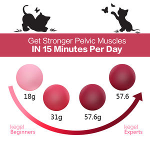 China Oem Sexspielzeug Hersteller Smart Vaginal Übung <span class=keywords><strong>Kegel</strong></span> Vagina Exceriser Bälle Silikon Ben Wa Ball Set für Frauen - Product Image 5