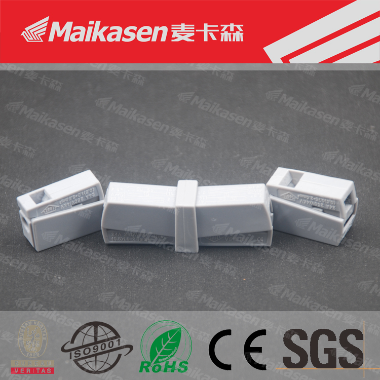 Made In China Poussez action Lighting Fil Connecteur Bornier pour câbles solides, Stranded et flexibles