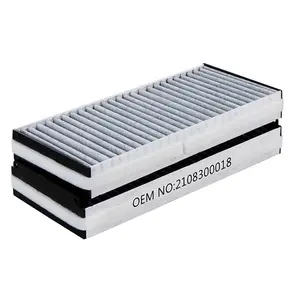 Hot Sale Auto Car Cabin Air Filter 2108300018 For German Car 210 MODEL E200 - E220 SET CARBON MATERIAL