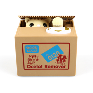 <span class=keywords><strong>Salvadanaio</strong></span> Elettrico a Forma di <span class=keywords><strong>Gatto</strong></span> in Plastica per Bambini, Scatola Portamonete per Risparmiare - Product Image 3