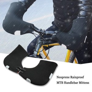 Guanti da manubrio in Neoprene per ciclismo copri mani <span class=keywords><strong>antipioggia</strong></span> per bici - Product Image 5