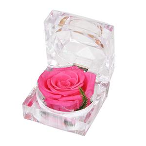 Vinyl Acrylic Transparent <strong>Jewelry</strong> <strong>clear</strong> Ring <strong>Box</strong> - Product Image 1