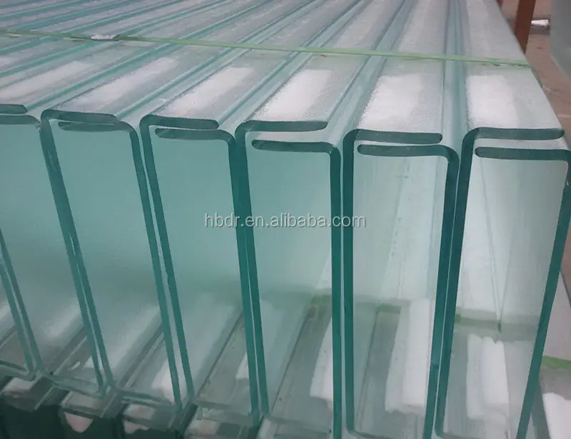 6mm 8mm 10mm 12mm Tempered triplex safety glass PVB film laminated building glass fence railing showcase glass