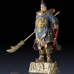 Compras en línea regalo promocional arte del metal escultura de bronce kwan kung en miniatura - Product Image 1