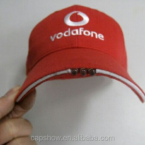 Khuyến Mãi <span class=keywords><strong>Logo</strong></span> Tùy Chỉnh 100% Chải Bông Nhấp Nháy <span class=keywords><strong>Hat</strong></span> Led Light On Brim Mũ Bóng Chày - Product Image 3