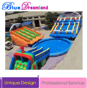 Tamaño adulto tobogán inflable Para Niños y adultos PVC piscina Inflable flotador inflable - Product Image 3