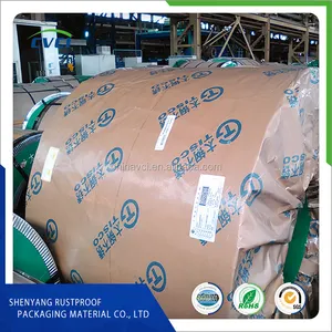 Packing Paper, Corrosion Inhibition Treated Paper Reinforced VCI Wood Pulp Craft Paper Coated Excellent Two Color Printing PE SF