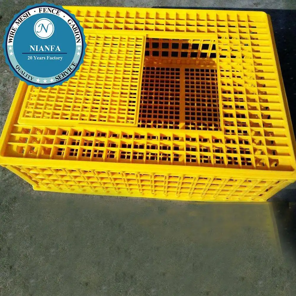 Полиэтиленовый ящик для перевозки цыплят/ящики для переноски домашней птицы (завод в Гуанчжоу)