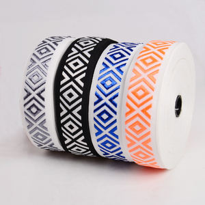 Cinta <span class=keywords><strong>100</strong></span>% de poliéster Jacquard para colchón, cinta de encuadernación con bordes - Product Image 6