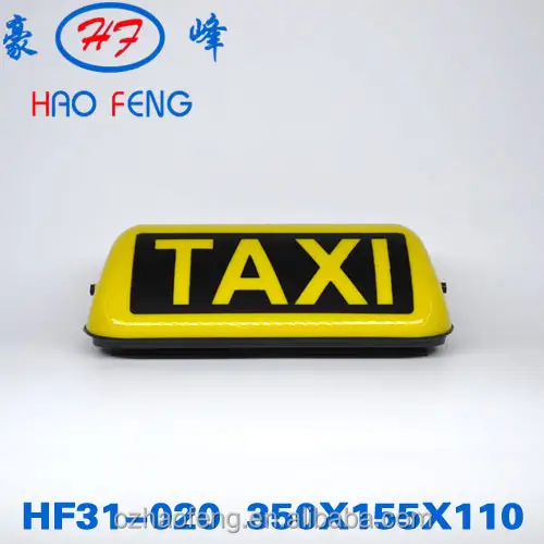 HF31-020 taxi tetto segni led taxi top luce casella di pubblicità taxi luce superiore