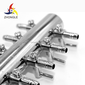 Válvula de Aire para Acuario, <span class=keywords><strong>10</strong></span> Vías, 8mm a 4mm, Válvula de Control de Volumen de Aire de Metal Pequeño y Ecológico, Distribuidor de Aire - Product Image 4