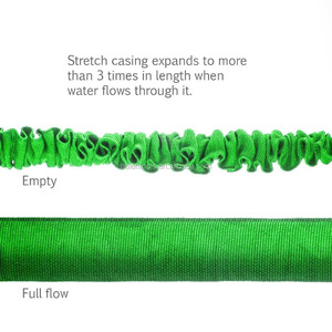 Poche tuyau tuyau magique avec laiton connecteur, Tuyau en plastique crochet et 8 fonctions buse de pulvérisation USA standard - Product Image 3
