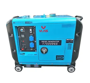 Vlais 10kva 8kva 6.5kva 디젤 발전기 가족 생활 백업 전원 휴대용