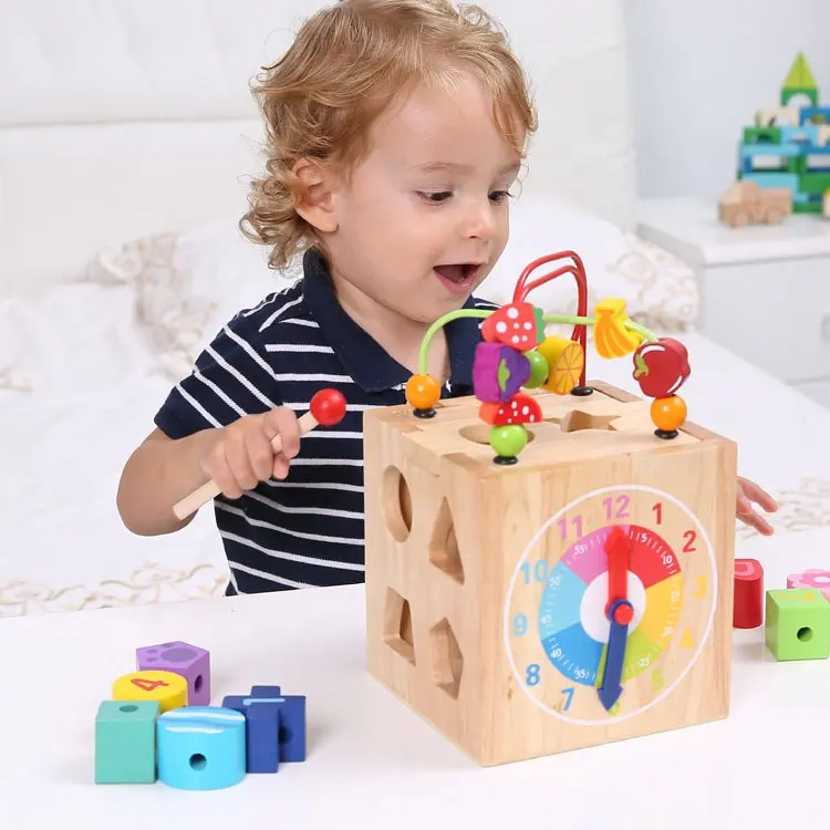 2021 corea kiumhouse perline di legno labirinto giocattolo per i bambini che giocano gioco e giocattoli educativi WMT005
