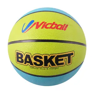 children eco friendly basketballs outdoor rubber ball toys kids basketball