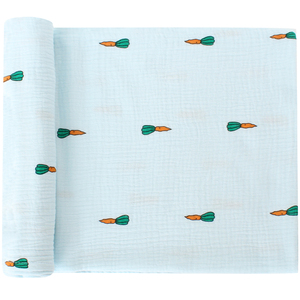 Stampa personalizzata Tovagliolo di Bagno Del Bambino Organico Mussola di Cotone Coperta Del Bambino Swaddle - Product Image 5