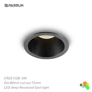 <span class=keywords><strong>Spot</strong></span> LED encastré anti-éblouissement en aluminium anodisé or moderne - Product Image 4