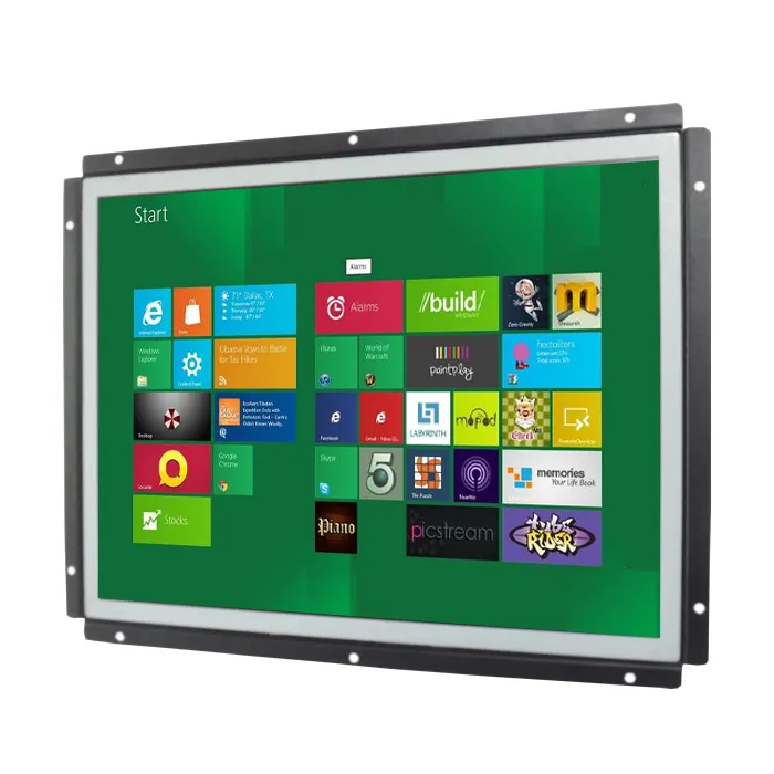 4:3 LED Piazza Touch Screen Open Frame 10 "12" 15 "17" 19 "Monitor LCD Industriale