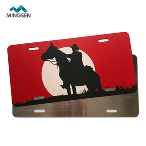 Placa de Número de coche de aluminio de lujo de recuerdo personalizado - Product Image 4